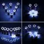 Wine Bottle Lights with Cork - KOLANDY 12 Pack 20 LED Battery Operated LED Fairy Mini String Lights for DIY, Party, Decor, Wedding, Halloween, Christmas (Cool White)