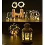 Lvyinyin 20 LED Wine Bottle Cork Lights Copper Wire String Lights, 6.6 Battery Operated Flexible Fairy Lights for DIY Christmas, Holloween Wedding and Party Decor, Warm White, 30 Packs