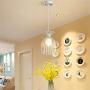 Wine Bottle Ceiling Lamp Pendant Lights Creative Fashion Round Hanging Lamp for Dining Living Rooms Bedroom Cloakroom Bar Cafe Restaurant Corridor Iron LED Chandeliers (3 Light)