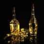 OASO 12 Pack 20 LED Wine Bottle Lights with Cork,3.3 ft Silver Wire Warm White Cork Lights Battery Operated Fairy String Lights for Wine Liquor Bottles Wedding Party Table Décor