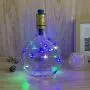 LOFTPLUS Bottle Light Blue Metal Multi-Color LED Lights 1AA Powered Featured 6-Hour Timer for Mothers Day Halloween Thanksgiving Christmas LOFTPLUS Bottle Light Blue Metal Multi-Color LED Lights 1AA Powered Featured 6-Hour Timer for Mothers Day Halloween Thanksgiving Christmas