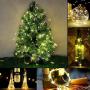 Wine Bottle Lights with Cork 6 Pack-3 Dimmable Modes 6 Spare Battery - for DIY, Party, Decor, Christmas, Halloween,Wedding(Warm White)