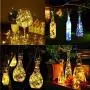 ZNYCYE 8 Pack Solar Wine Bottle Lights with Cork Solar Bottle Lights Outdoor Indoor Waterproof Cork Lights for Wedding Holiday Garden Patio Pathway Decorative (Warm White)