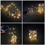 Solar Mason Jar Hanging Lights, 8 Pack 30 LEDs(Hangers & Jars Included) String Fairy Lights Glass Solar Laterns Table Lights,Outdoor Lawn Lamps Décor for Patio Garden,Yard,Floor,Steps and Deck