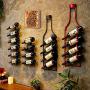 GiveU Wine Cork & Beer Cap Holder Shadow Box Wall Mounted or Free Standing with Lights Shadow Box Display Case Showcase as a Memory Gift 11x12’’