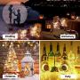 Wine Bottle Lights with Cork 20 Pack Battery Operated Cork Lights LED Mini Fairy String Lights DIY 20 LEDs/Per Light for Home Party Wedding Festival Indoor Outdoor Decoration(Warm White)