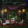 Hanging Mason Jar Solar Lanterns Outdoor Waterproof(Included Stake)2 Pack 30 Led Solar Glass Jar Lights Table Lamps-Retro Design Decorative Fairy Lantern for Party Patio Garden Path Trees