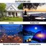 Mason Jar Solar Lanterns Outdoor Waterproof 2 Pack ,30 Led String Hanging Solar Lights Decorative Solar Lights for Home Garden Patio Party Wedding