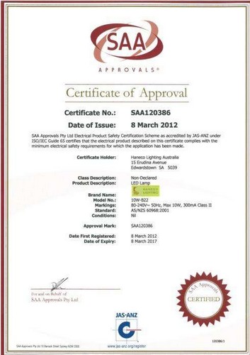 Certificate Approval